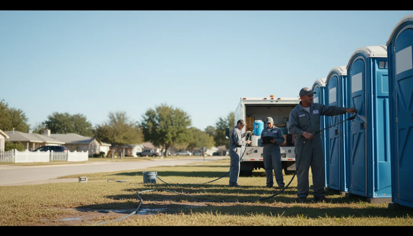 Long-Term Portable Toilet Rental in Alvada, OH near me
